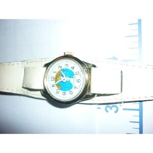 Walt Disney‎ Kids Watch Cinderella Character Blue Dial White Swiss Vintage Works